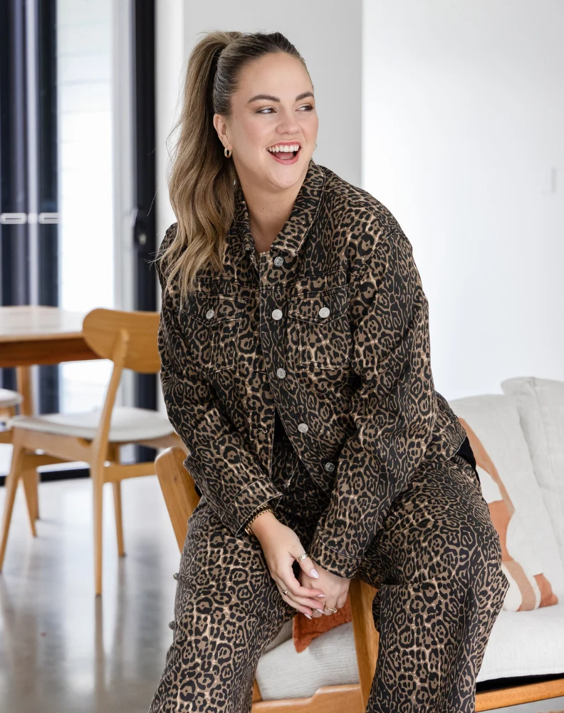 Frankie Jacket With Pockets - Leopard - Image 10