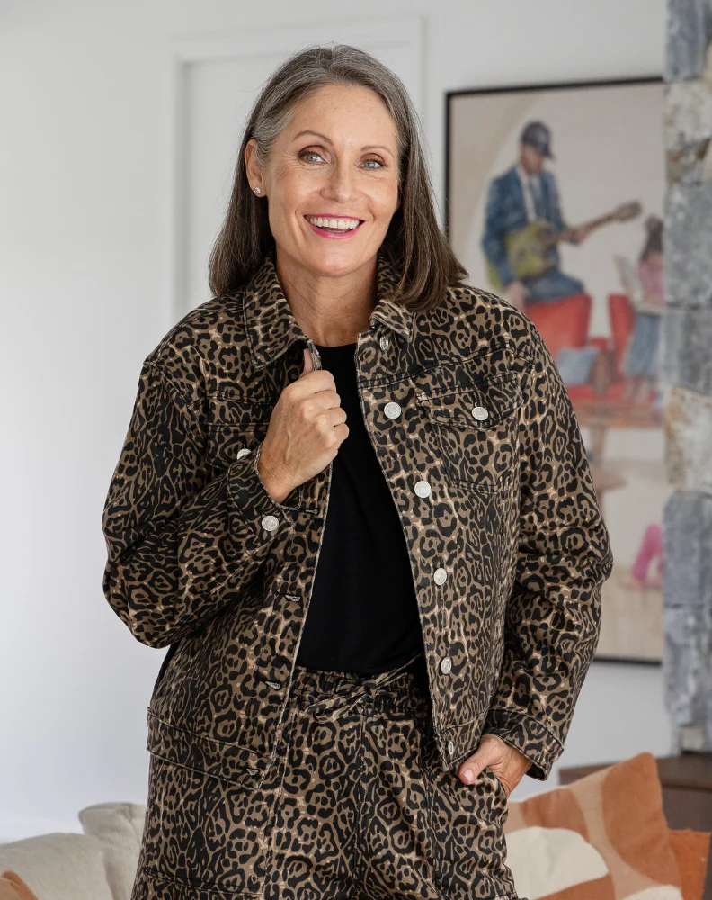 Frankie Jacket With Pockets - Leopard - Image 3