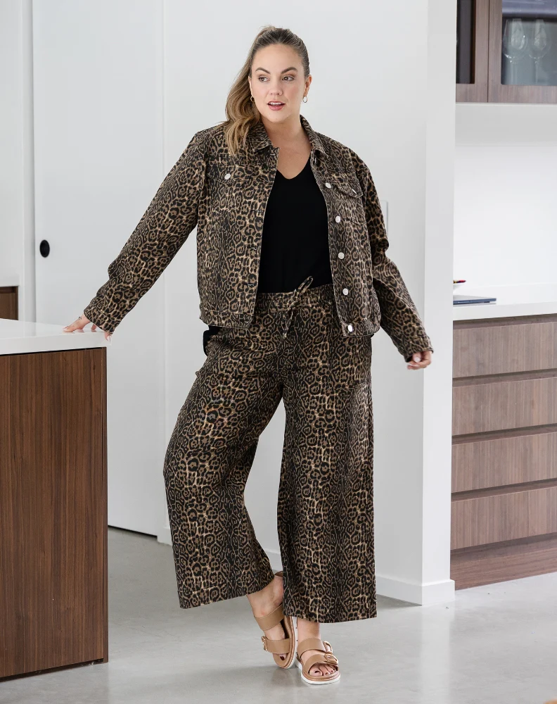 Frankie Jacket With Pockets - Leopard - Image 6