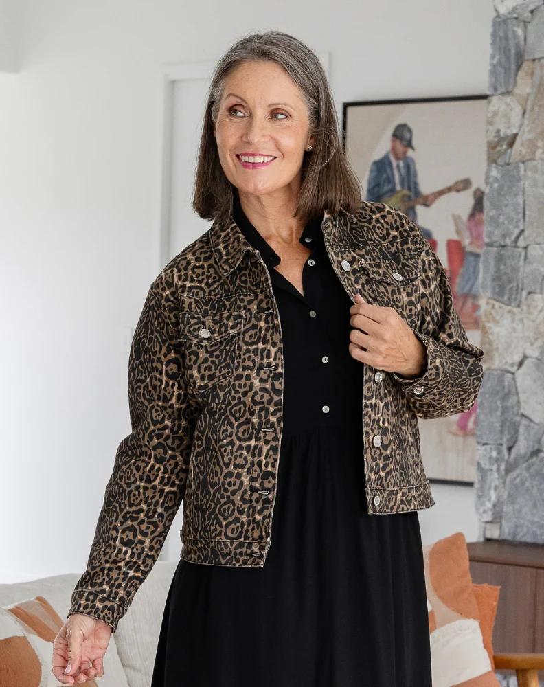 Frankie Jacket With Pockets - Leopard - Image 9