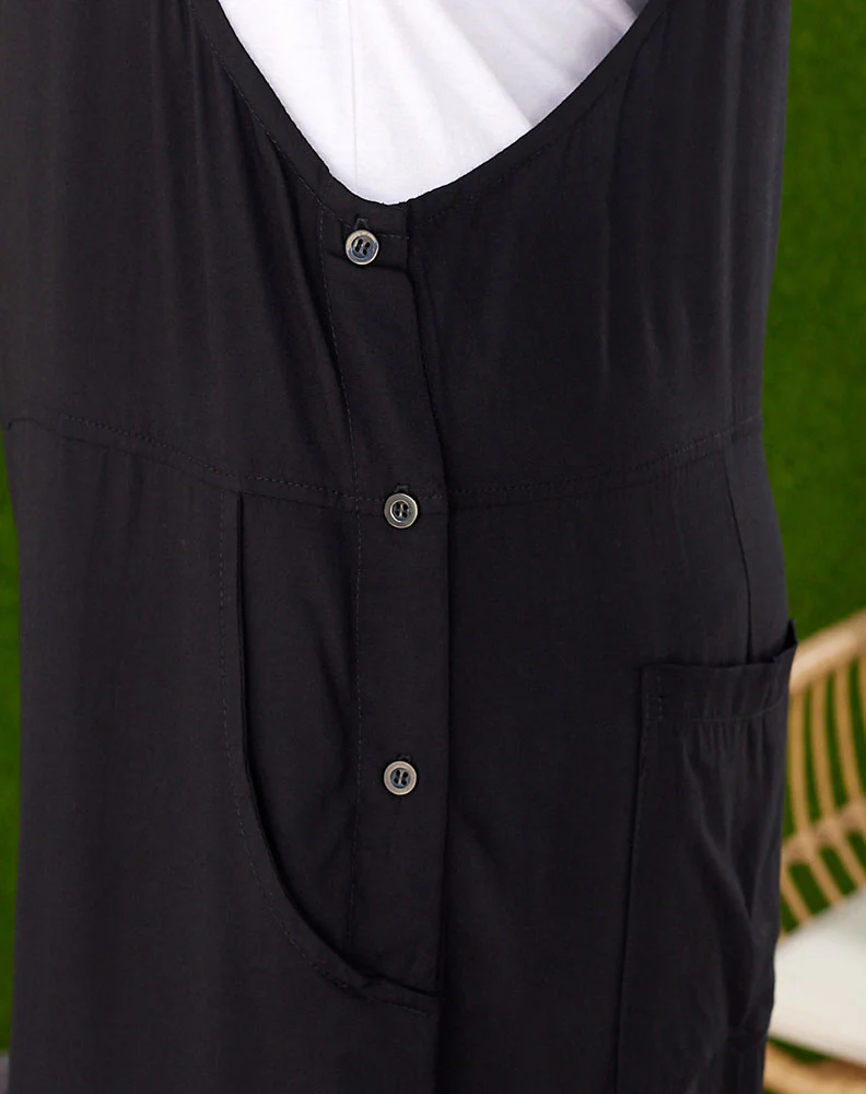 Rayon Overall -Black - Image 6