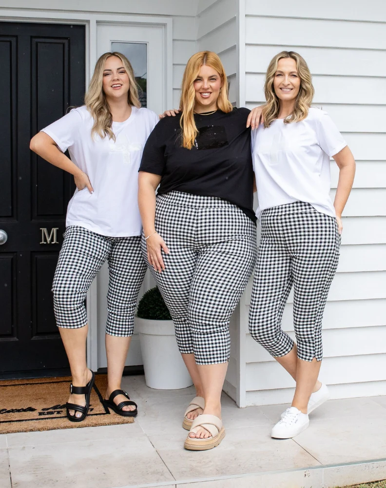 Gingham Capri Pants - Image 5