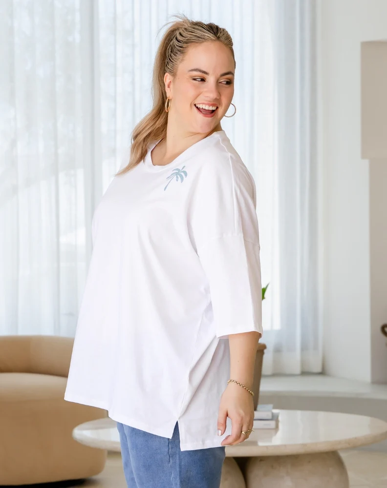 Good Vibes Oversized Tee - Image 6