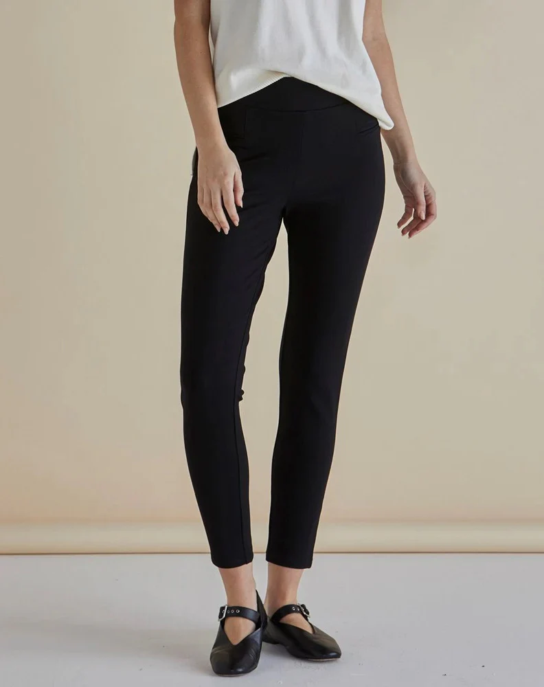Gwen Ponte Legging - Black