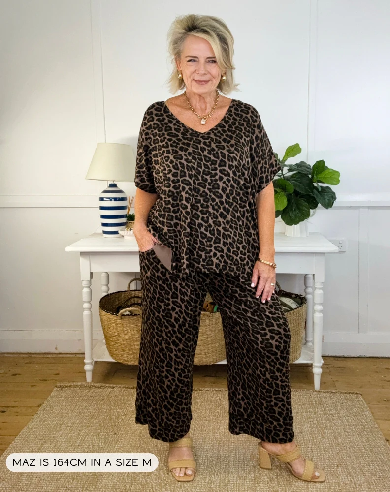 Hazel Top - Leopard - Image 3