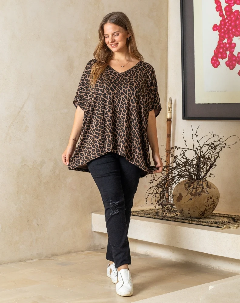Hazel Top - Leopard - Image 4