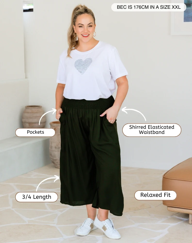Iluka Pants - Khaki - Image 2
