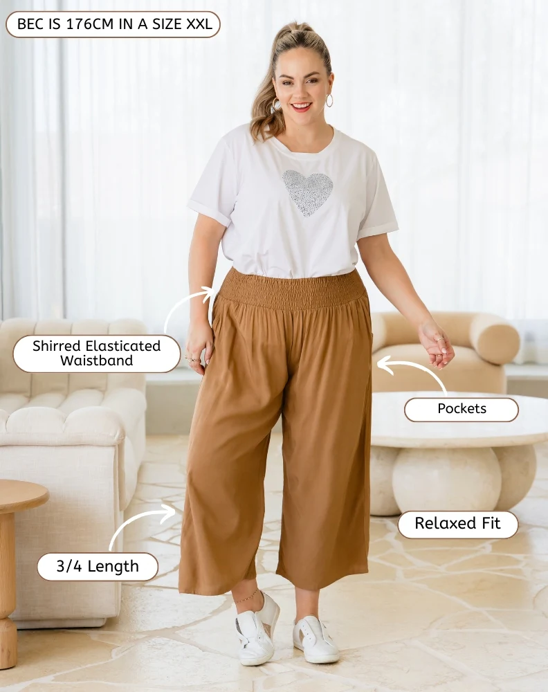 Iluka Pants - Tan - Image 2