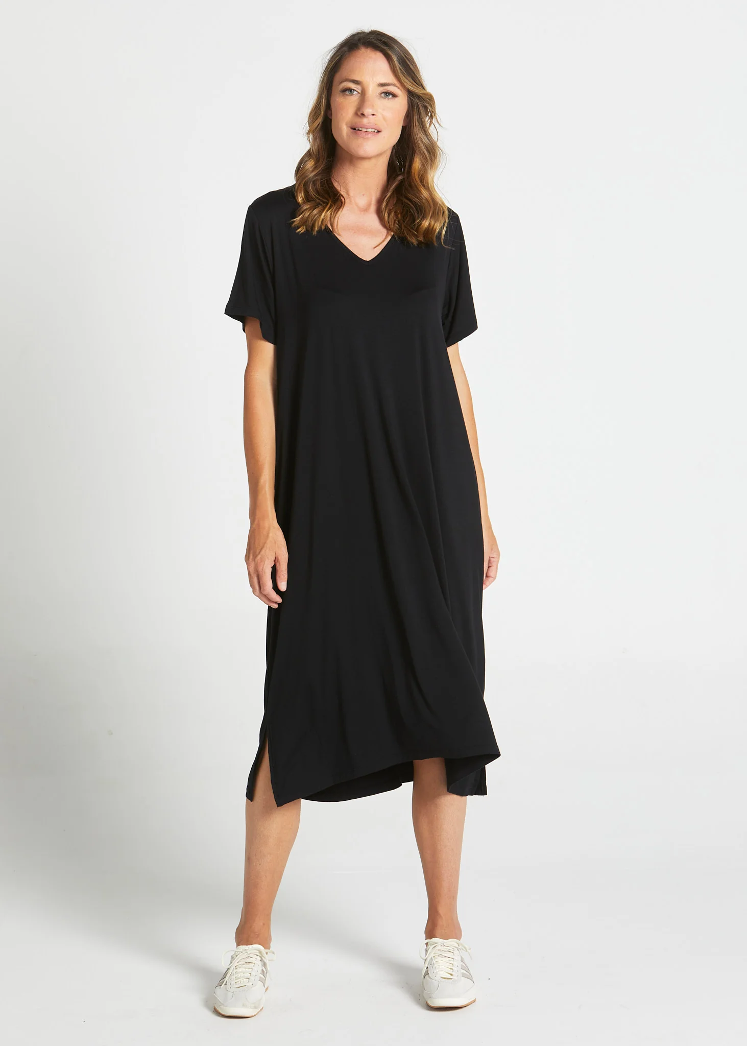 Irena Bamboo Dress - Black