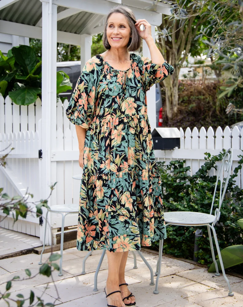 Jacinta Dress | Botanic Green - Image 4