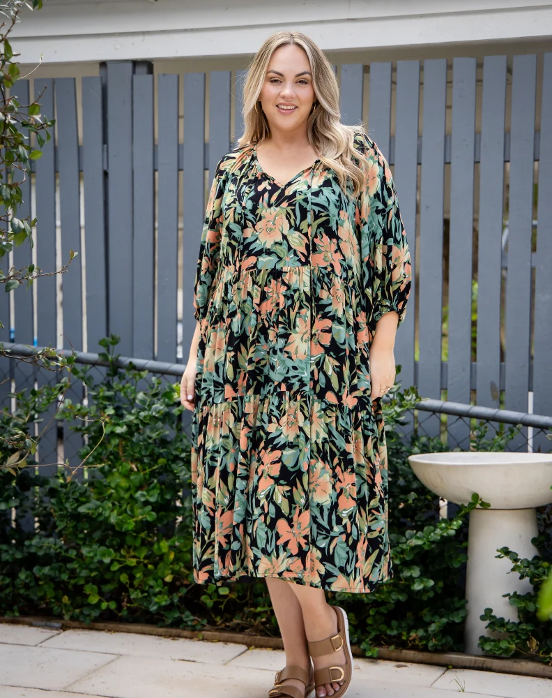 Jacinta Dress | Botanic Green - Image 6