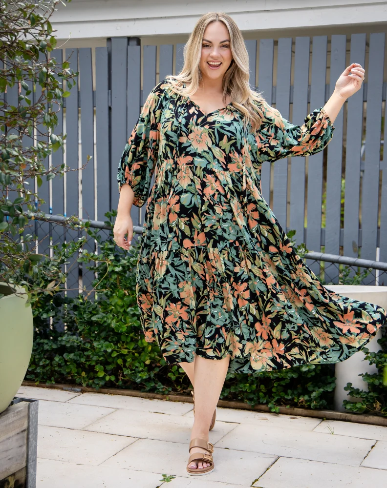 Jacinta Dress | Botanic Green - Image 7