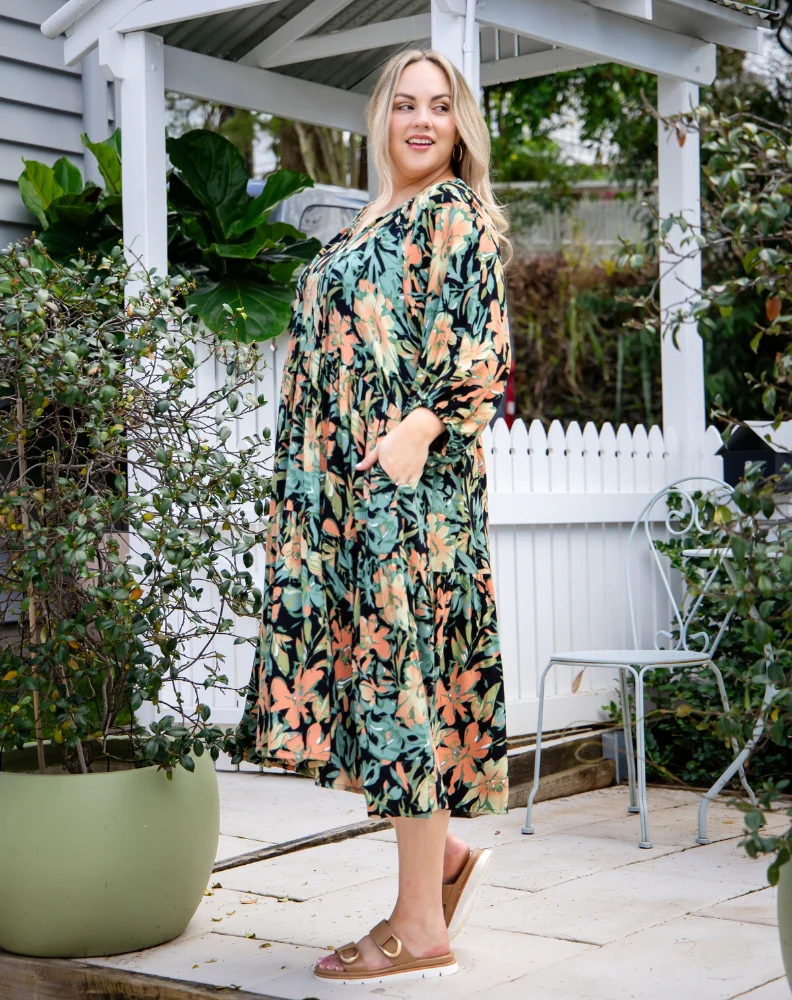 Jacinta Dress | Botanic Green - Image 8