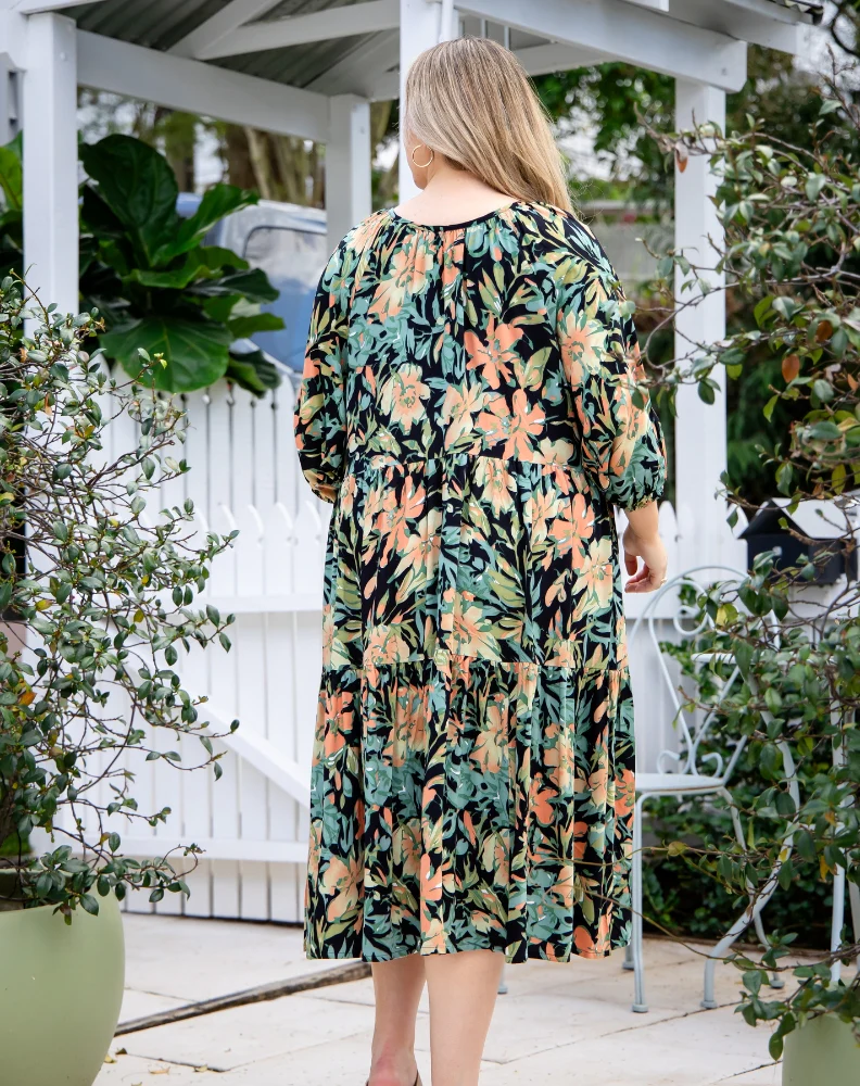 Jacinta Dress | Botanic Green - Image 9