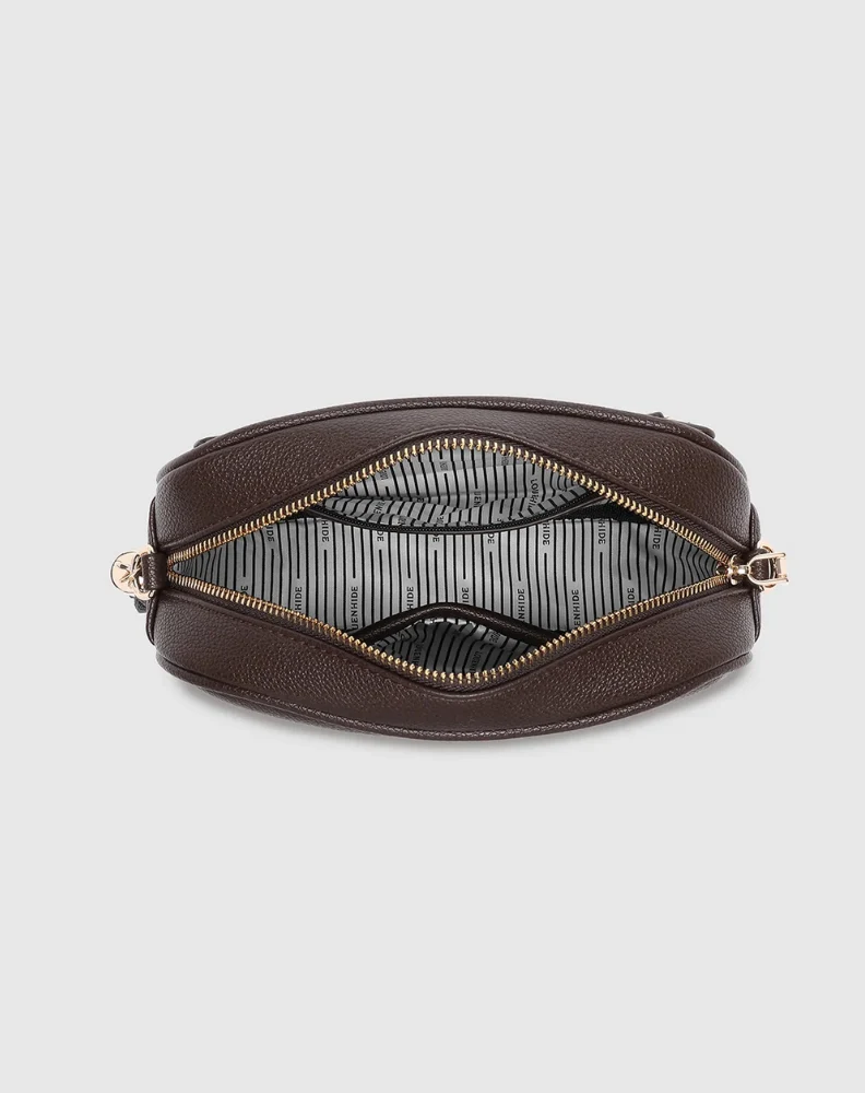 Jacinta Gia Crossbody Bag - Chocolate - Image 5