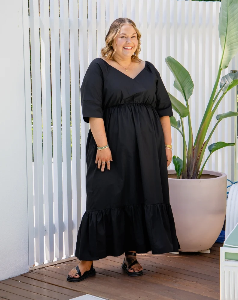 Jade Dress - Black - Image 5