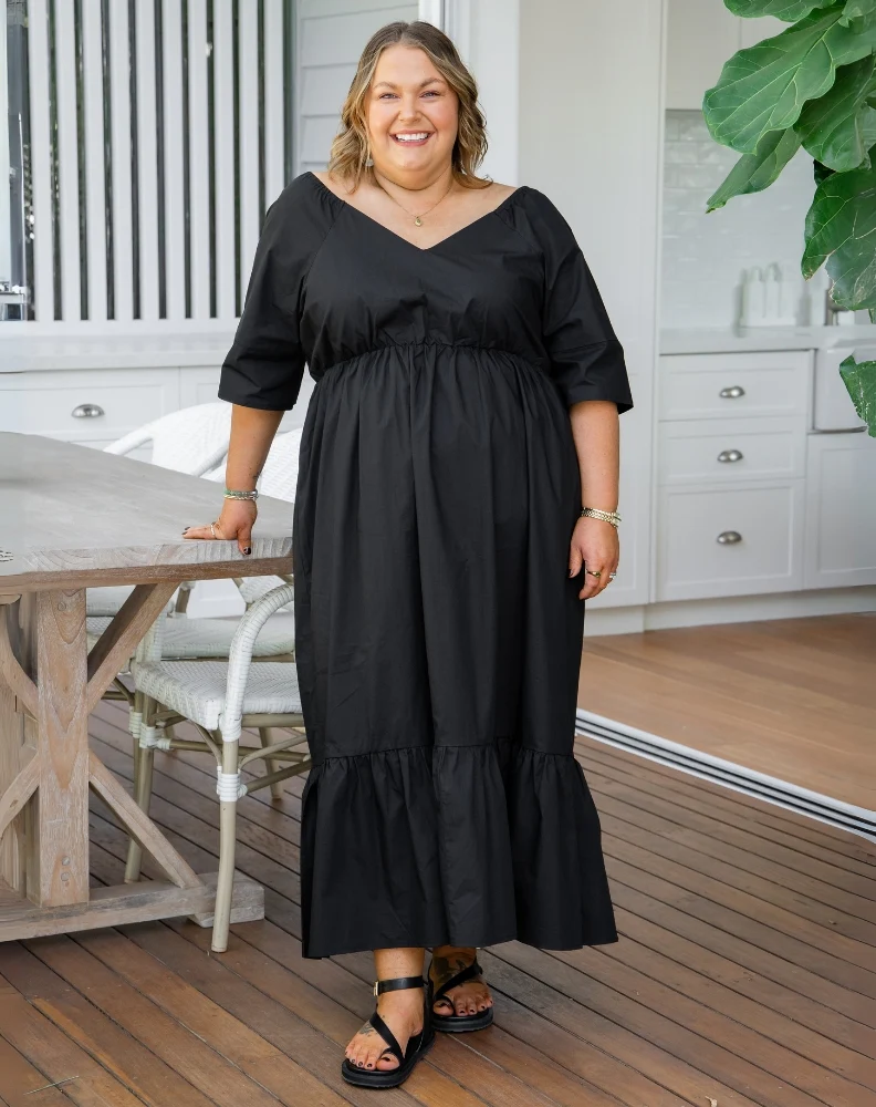 Jade Dress - Black - Image 7