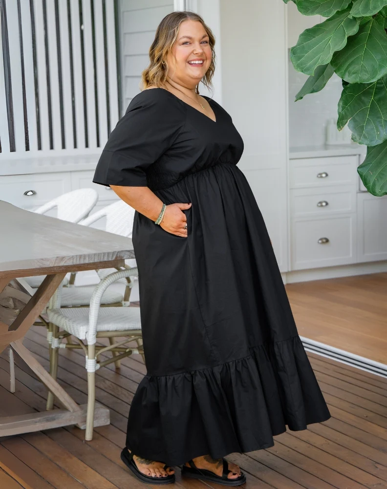 Jade Dress - Black - Image 8