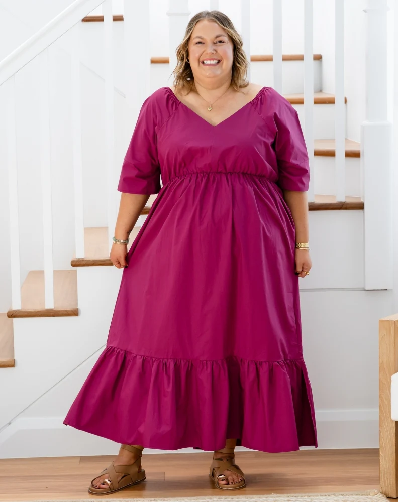 Jade Dress - Cherry