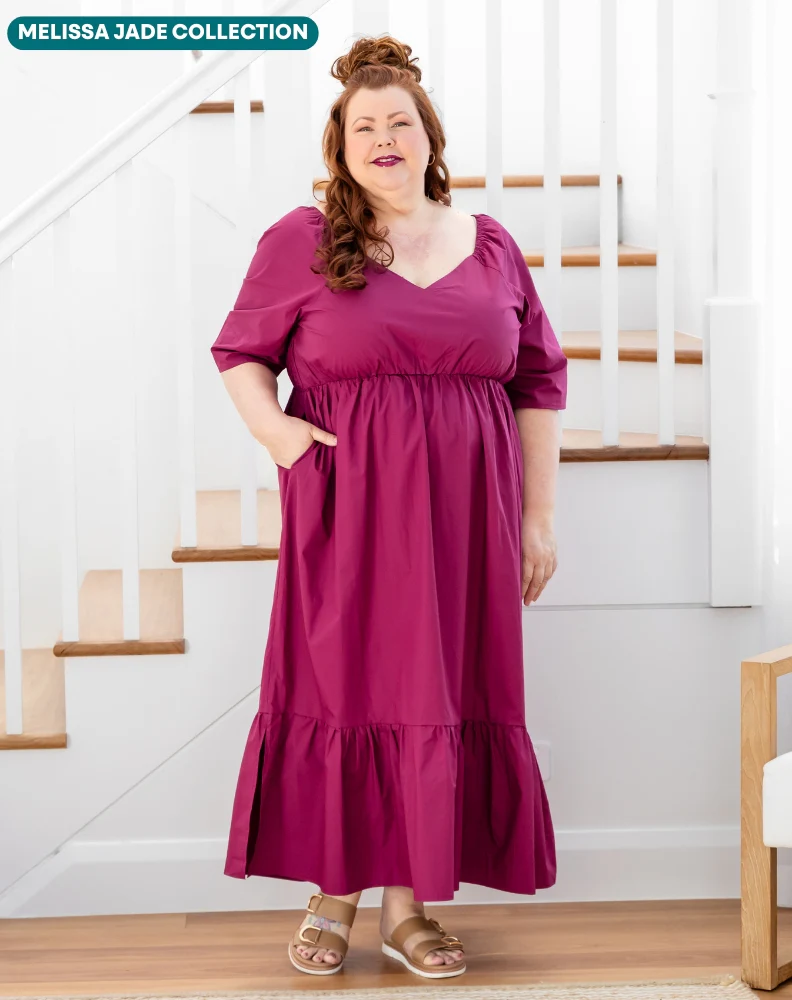 Jade Dress - Cherry - Image 2