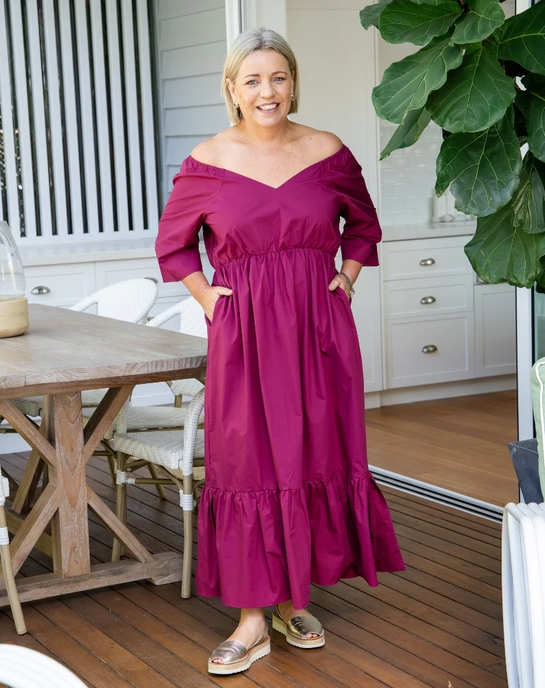 Jade Dress - Cherry - Image 3