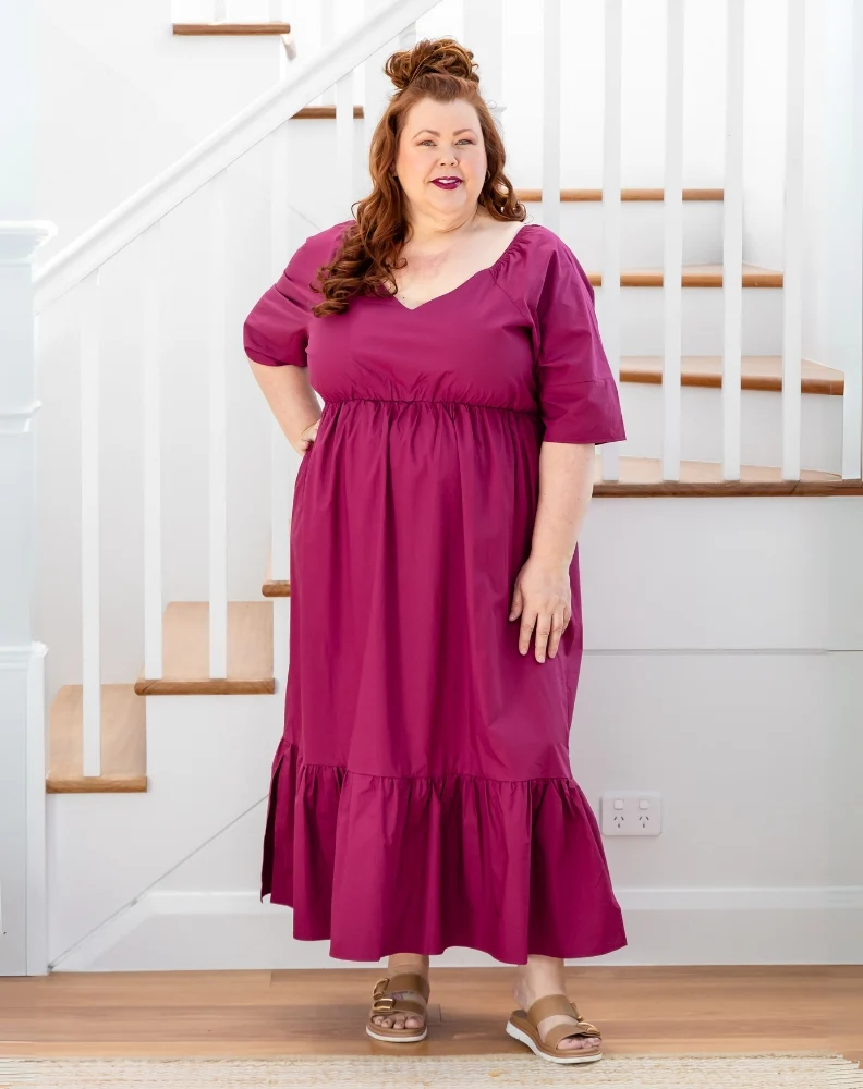 Jade Dress - Cherry - Image 5