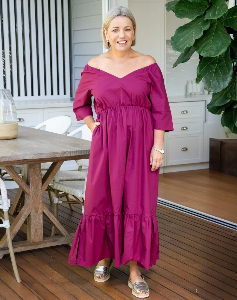 Jade Dress - Cherry - Image 6