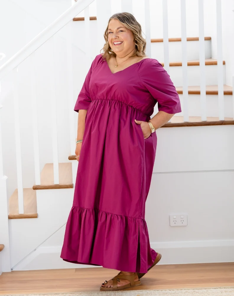 Jade Dress - Cherry - Image 8