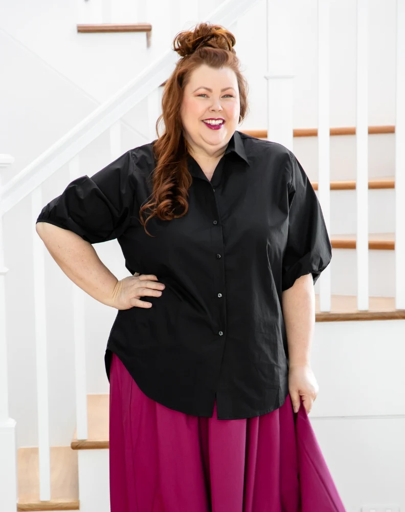 Joanie Shirt - Black - Image 3
