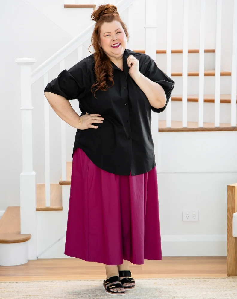 Joanie Shirt - Black - Image 7