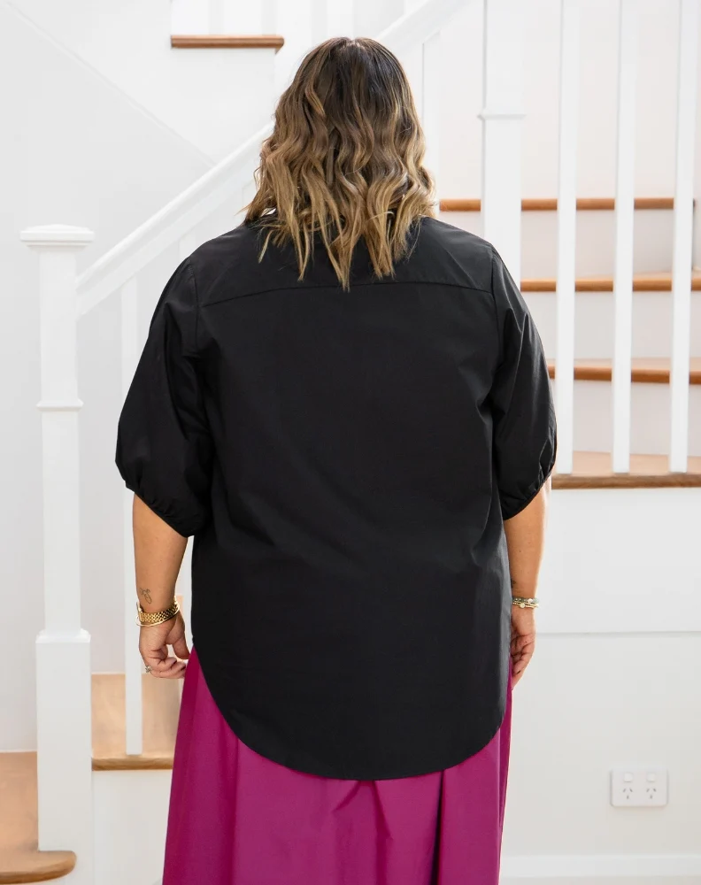 Joanie Shirt - Black - Image 9