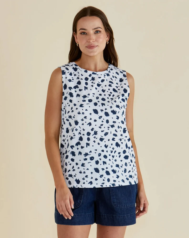 Jordyn Tank - Spot Print