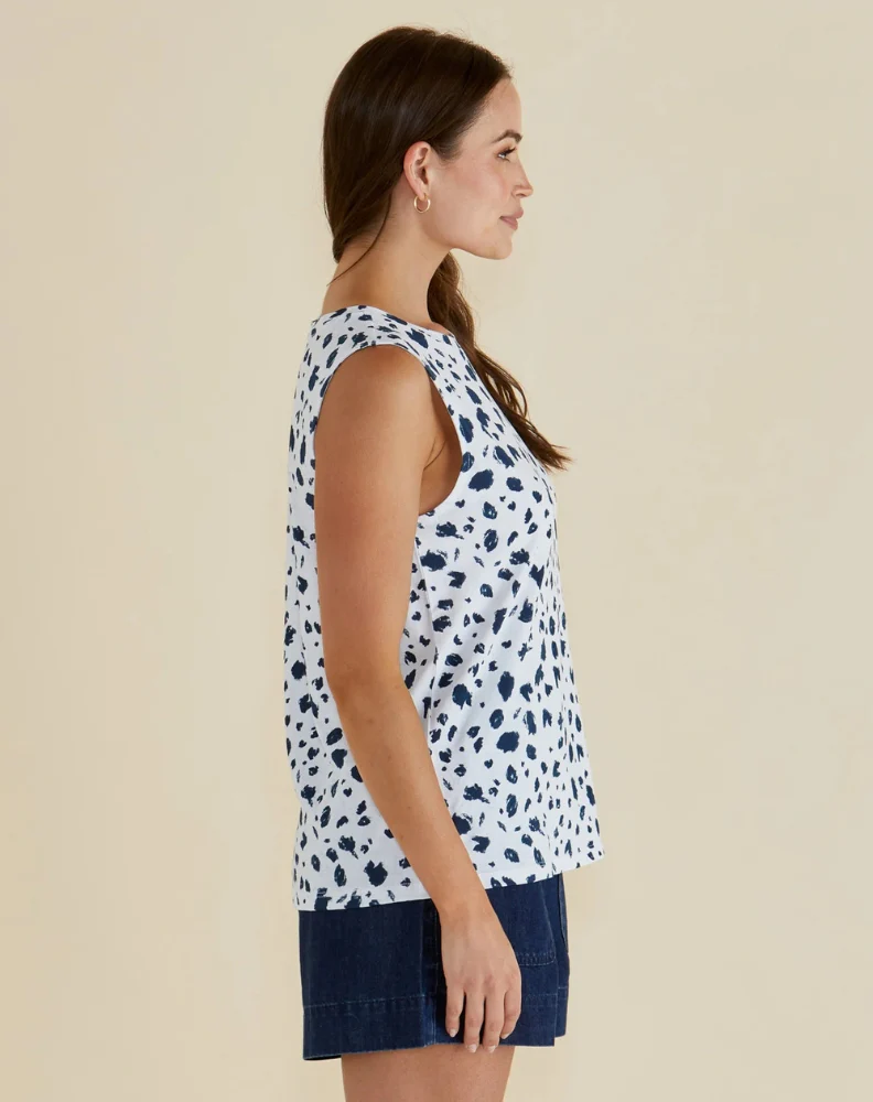 Jordyn Tank - Spot Print - Image 3