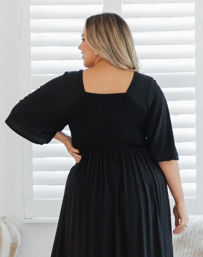 Kalani Dress - Black - Image 10