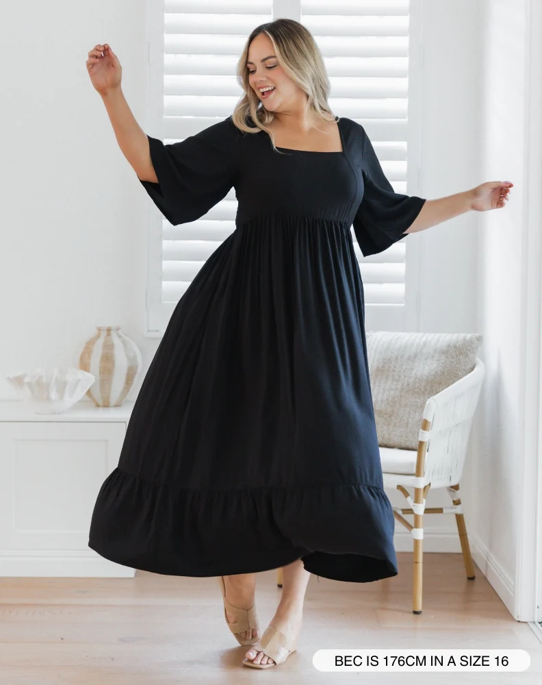 Kalani Dress - Black - Image 4