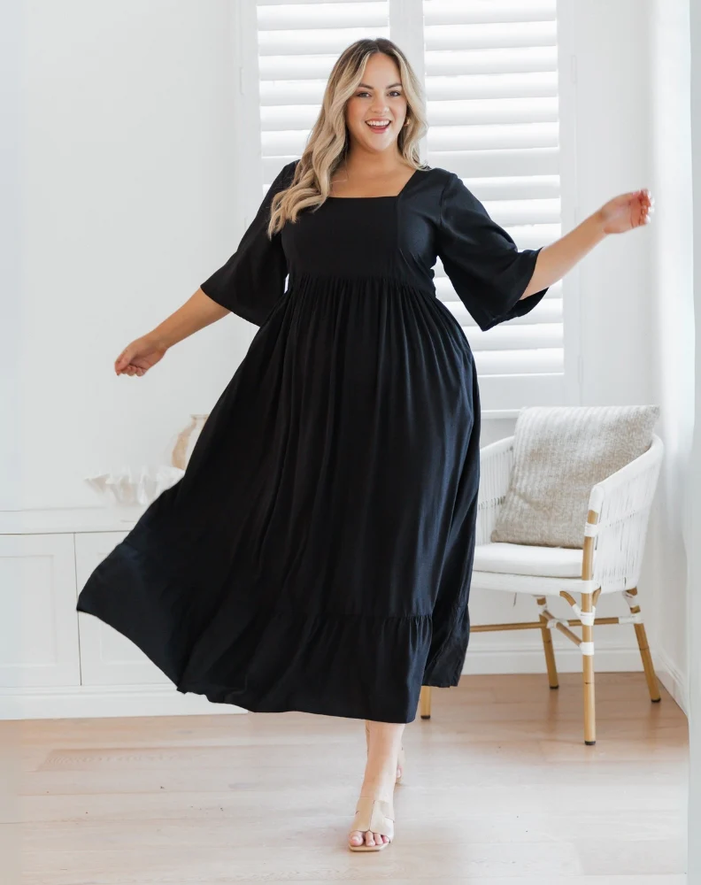 Kalani Dress - Black - Image 8