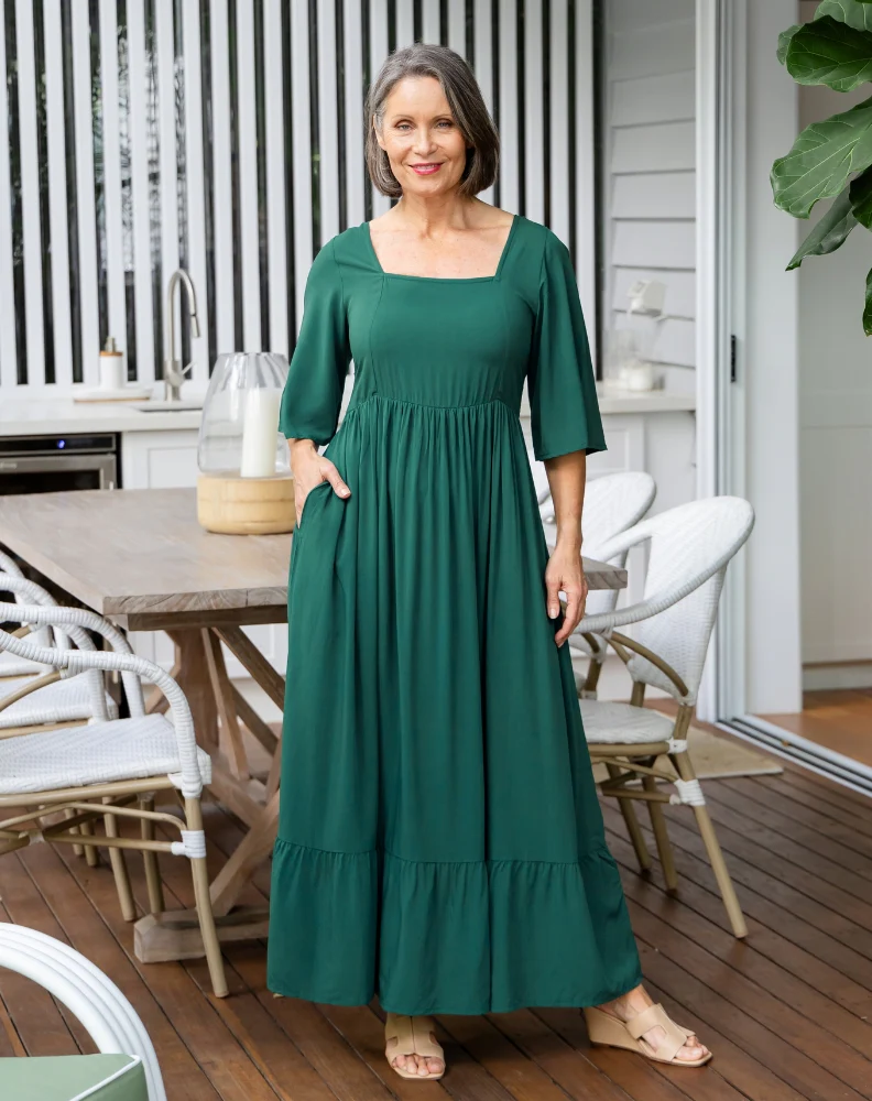 Kalani Dress | Forest