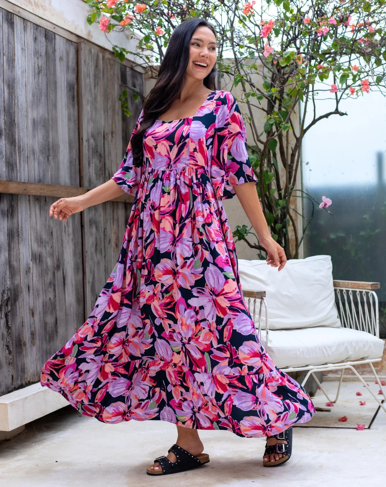 Kalani Dress - Plum Petal - Image 2