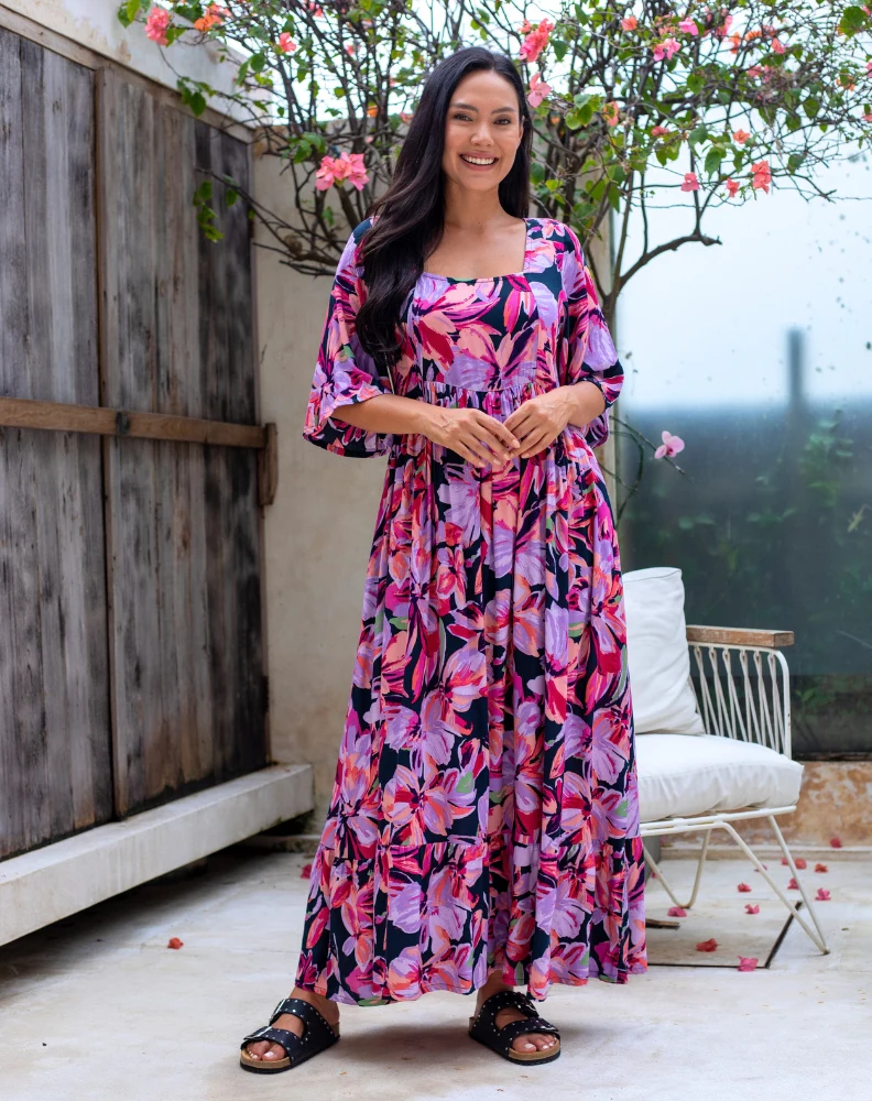 Kalani Dress - Plum Petal - Image 5