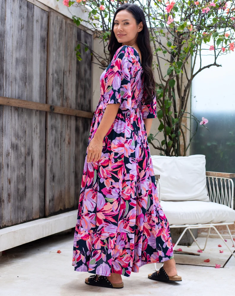 Kalani Dress - Plum Petal - Image 8