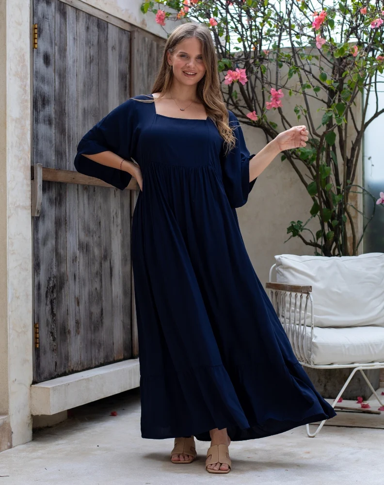 Kalani Dress - Navy - Image 3