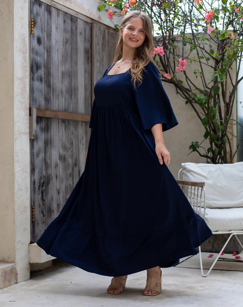 Kalani Dress - Navy - Image 4