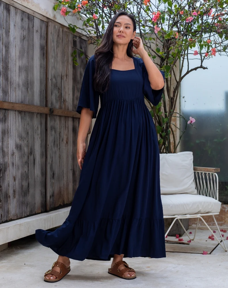 Kalani Dress - Navy - Image 8