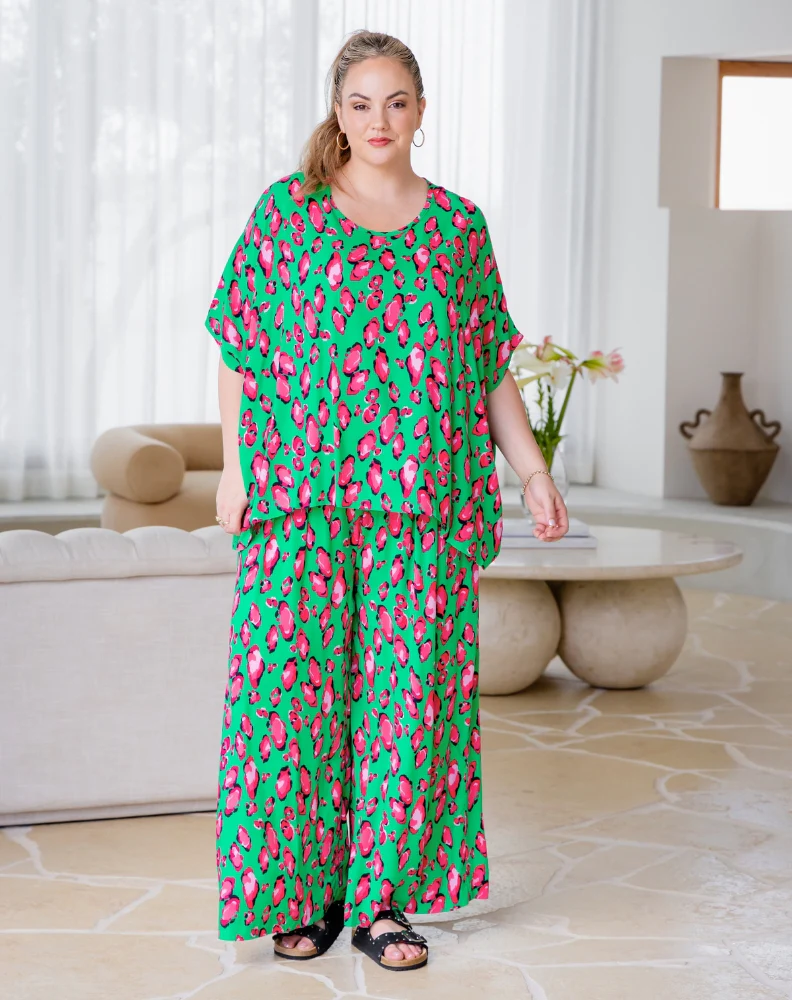 Joy Top - Green Leopard - Image 4