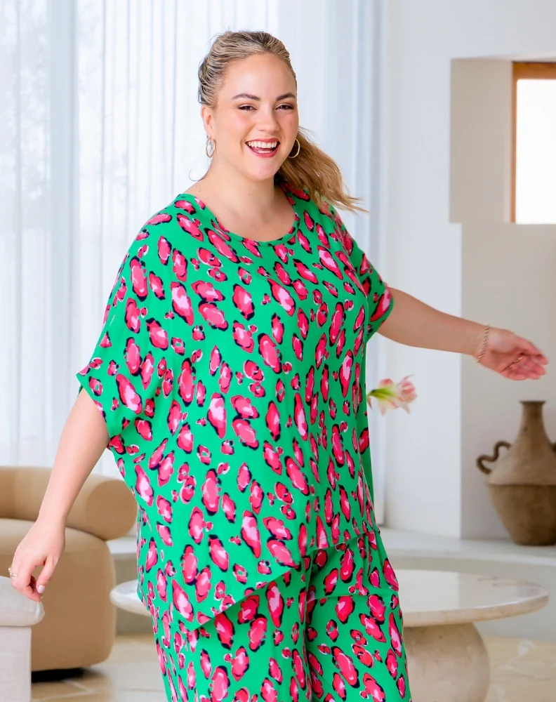 Joy Top - Green Leopard - Image 6