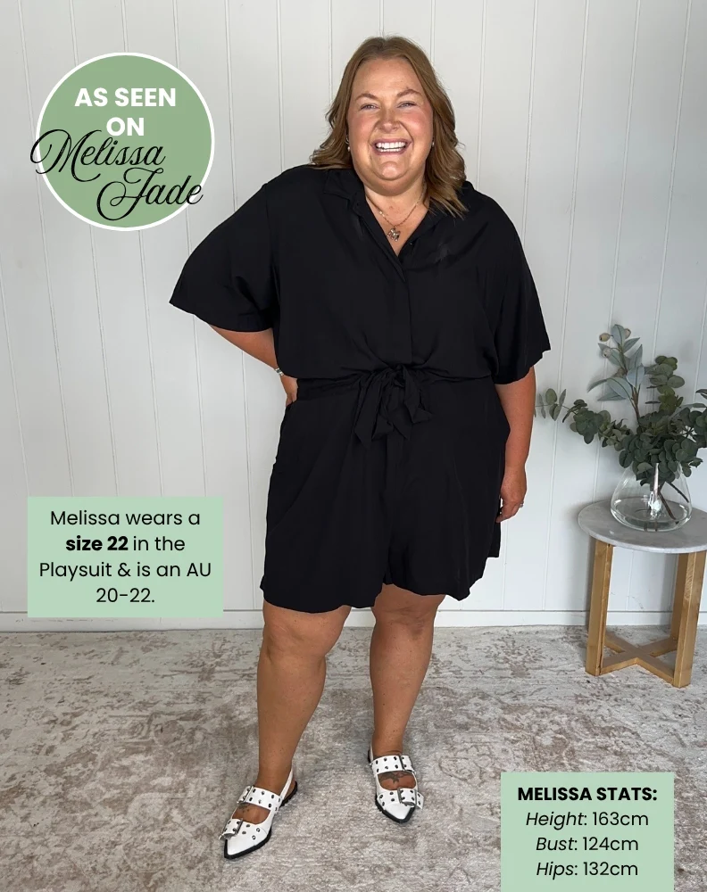 Leah Playsuit - Black - Image 5