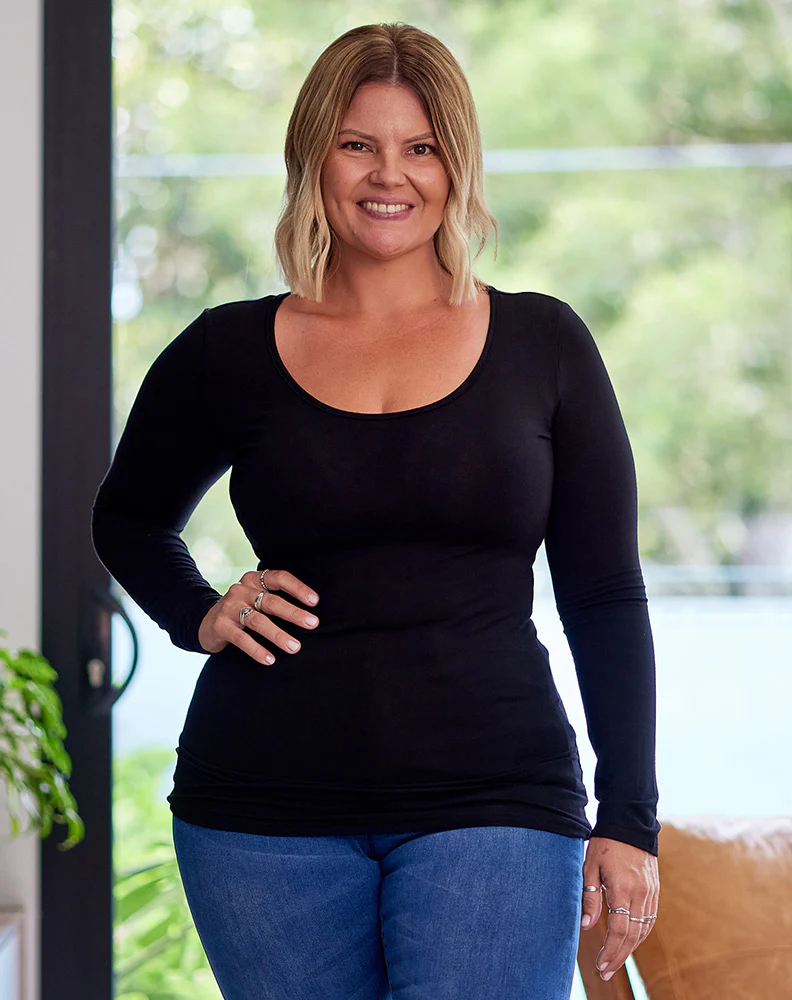 Layering Tee -Black - Image 8