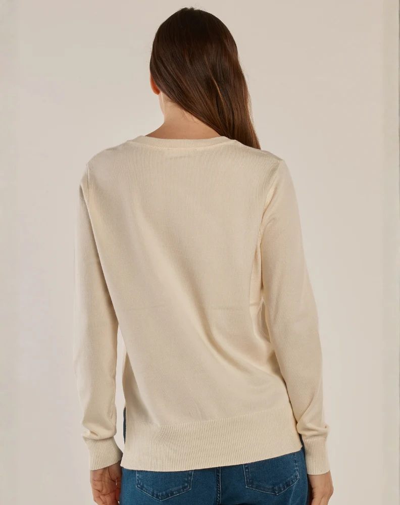 Louis Sweater - Cream - Image 3