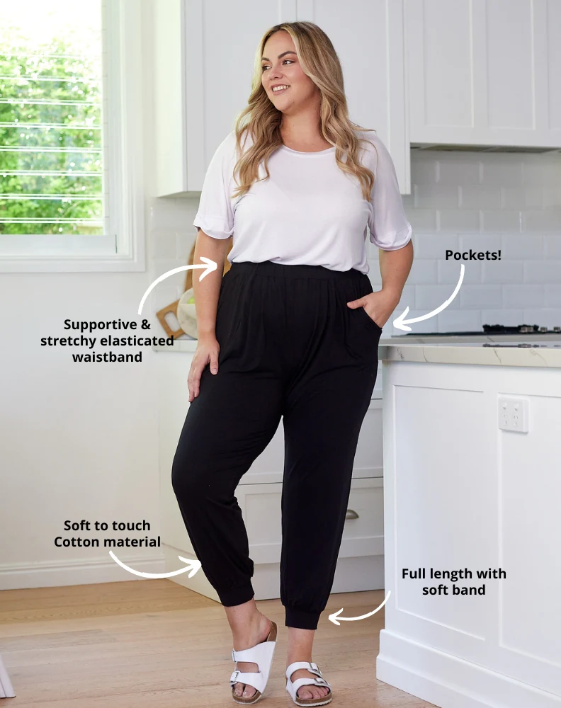 Lounge Pant - Black - Image 2