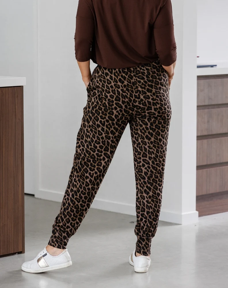 Lounge Pant - Brown Leopard - Image 10